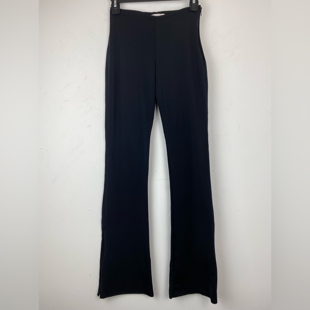 Vintage Fitigues size XS Women’s Black Zip Flare Leggings Pants